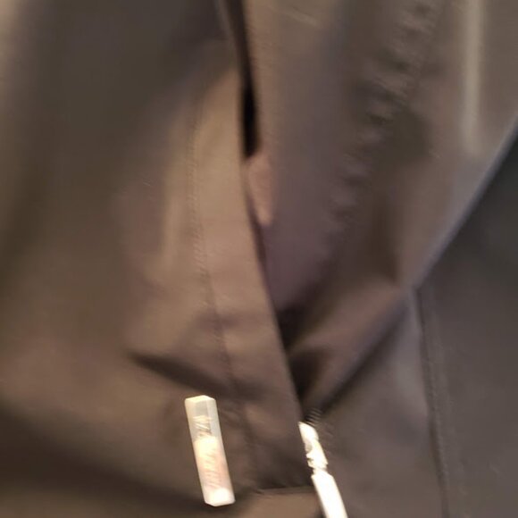 Liz Claiborne Andrea Cool Weather Jacket Blk & Tan w/Removeable Hood Size: XL - Picture 9 of 9